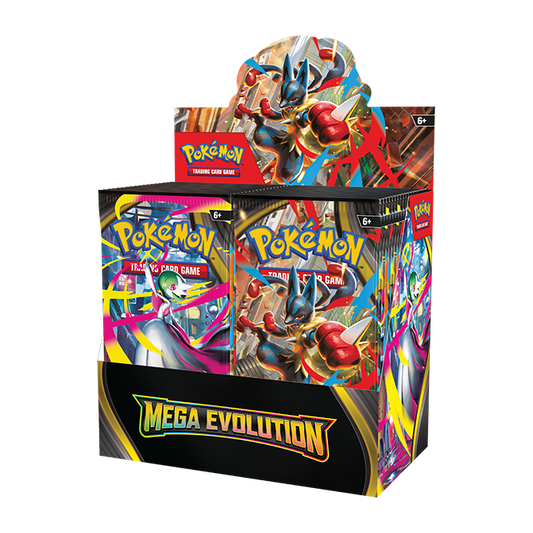 Pokémon TCG: Mega Evolution Booster Display